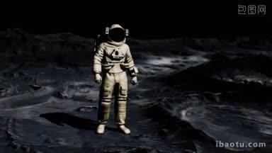 宇航员在月球登陆任务中拍摄了由美国宇航局提供的这一图像的元素